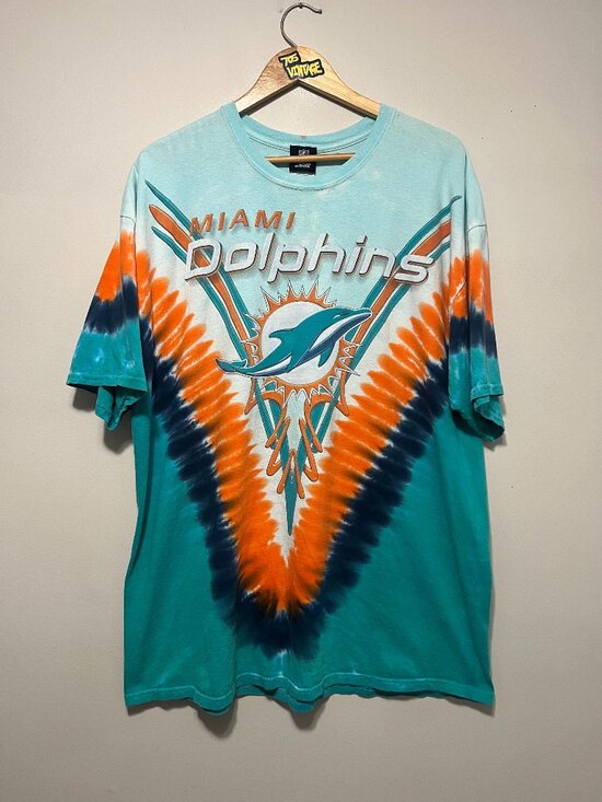 705Vintage Other - Vintage Miami Dolphins NFL Tye Dye Tshirt